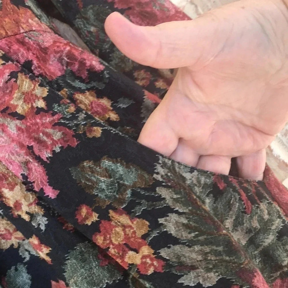 S.L. Fashions Vintage Floral Wrap Dress - Picture 6 of 12